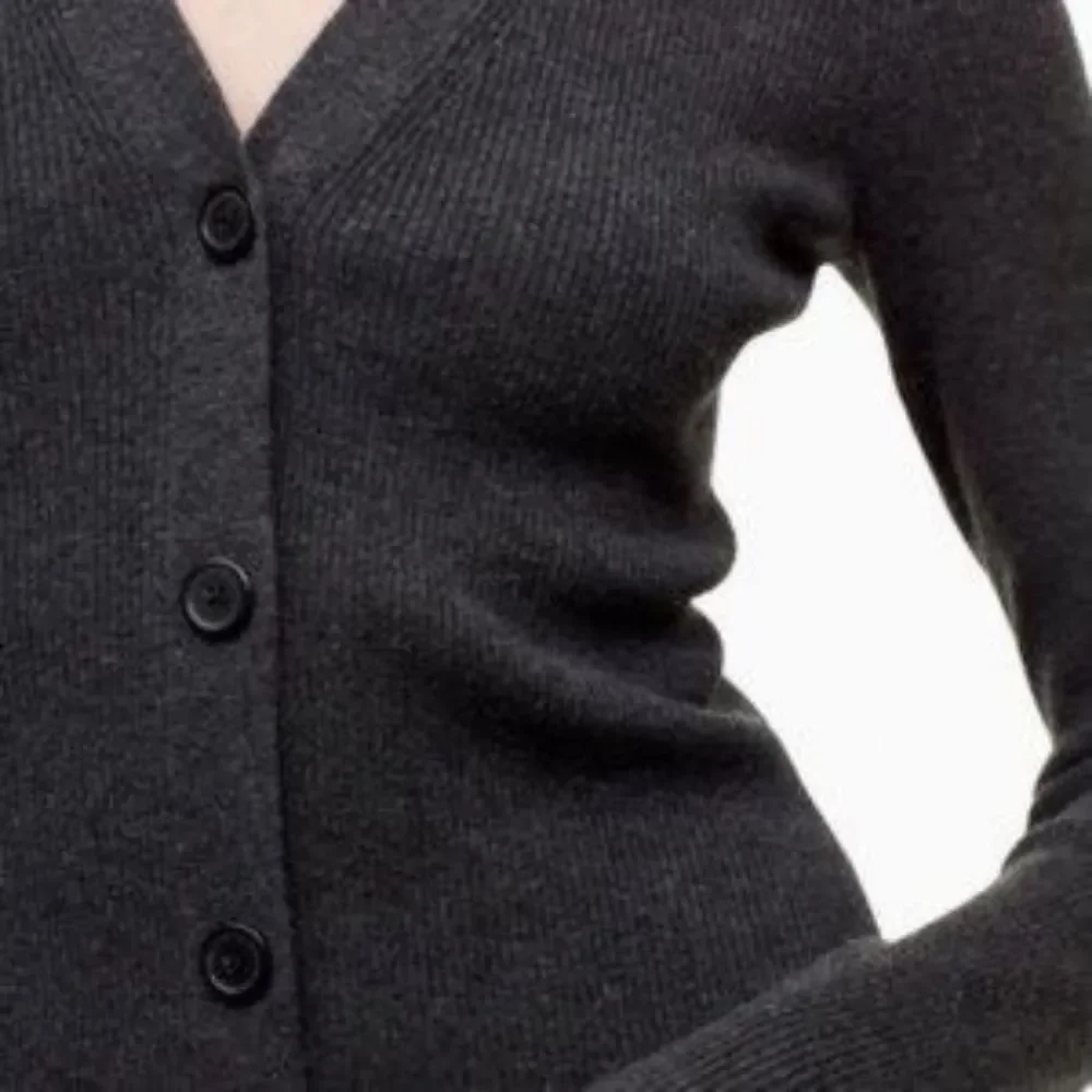 Wilfred Charcoal Button-Down Midi Dress - Picture 3 of 9